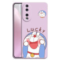 Honor 90 Lite 70 Pro +Plus 50 Lite Cute Lucky Doraemon Phone Cover Liquid Silicon Case Shockproof Casing. 