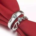 Zircon Alloy Couple Ring For Couple - Couple Ring - Ring S. 