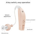 Adjustable Volume Hearing Aids BTE Ear Hearing Amplifier Sound Amplifier Rechargeable Hearing Device for The Elderly. 