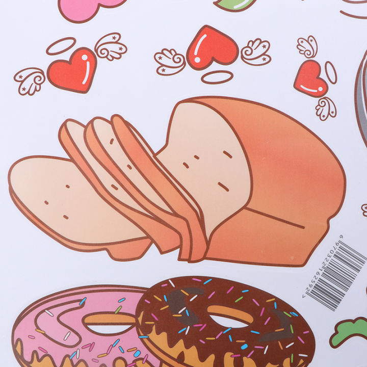 Food%20Pattern%20Wall%20Sticker%20Self%20Adhesive%20Vinyl%20Removable%20Decal%20Kitchen%20Decor%20Home%20-%20Image%205
