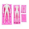 Doll Body Shaped Silicone Mold 3D Fondant Tool For Manikin Handmade DIY Chocolate Baking Decorating Clay Mould Supplies GYH.