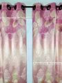 Curtain Porda Synthetic curtains Indian porda window protector 43*80 inch standard size 4 kuchi curtain Pimk Leaf art. 