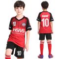 Football Jersey Kids Personalized Soccer Jersey Set Custom Polyester Soccer Uniform Breathable Training Football Uniform For Boy. 