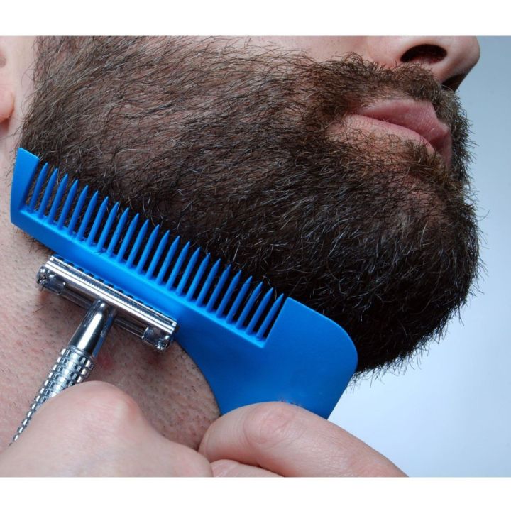 【beauty code store】2017 New Comb Beard Bro Shaping Tool Sex Man Beard Trim Template Hair Cut Hair Template Beard Modellin