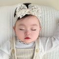White Lace Bow Baby Headbands for Girl Cute Bowknot Hair Band Elastic Infant Turban Newborn Headwear Baby Hair Accessories 머리띠. 