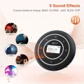 C105 Portable CD Player Bluetooth FM Transmitter Rechargeable CD Player with Touch Button Backlight Display for Home Car Easy to Use. 