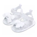 Cute Bows Baby Shoes Summer Flower Kids Newborn Baby Girl Sandals Non Slip Soft Sole Infant Toddler Crib Flat Shoes. 