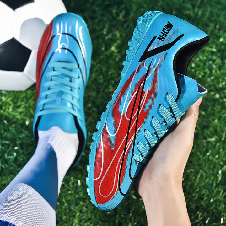 Cristiano Ronaldo football boots for boys and girls broken nails adult long nails ag primary and secondary school students Messi Falcon boys competition training