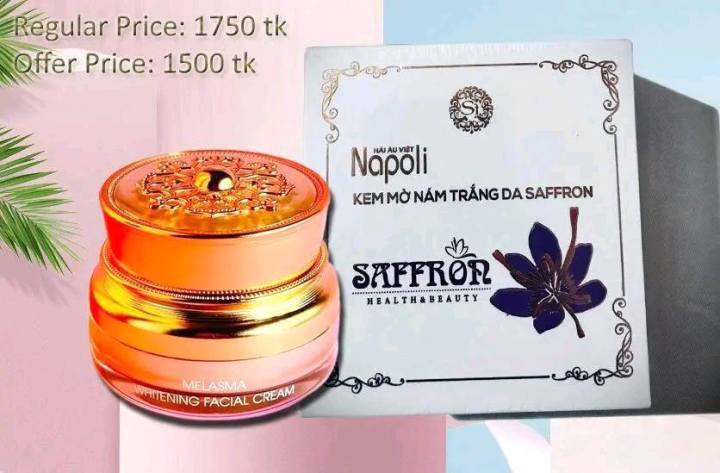 NAPOLI SAFFRON Premium Whitening Night Cream (20G)