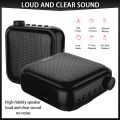 Gosear 12W Voice Amplifier 1200mAh Portable Mini Voice Speaker with Wired Microphones Storage Bag for Teachers Tourist Guide.