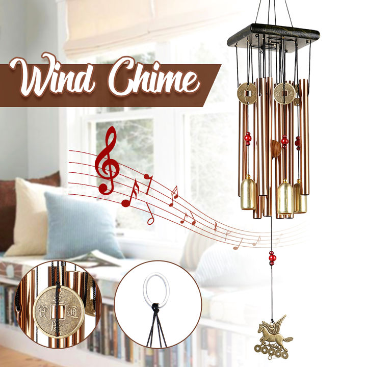 Decorate Your Life Wind Chimes Aluminum Tubes Large Tone Resonant Bell Chapel Church Garden Decor