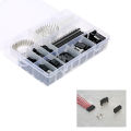 KOGEEK 1450PCS 2.54mm PCB Jumper Wire Pin Header Connector Female Male 40Pin Box Packaging Kit Electronic Components Set Compatible with Arduino Dupont.
