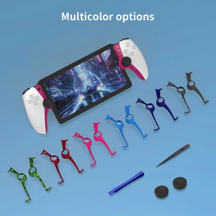 Replacement%20Strip%20With%202PCS%20Joystick%20Cap%20Set%20For%20PS%20Portal%20Handheld%20Game%20Player%20Controller%20Decoration%20Accessories%20For%20PS5%20Slim%20Tetuo%20-%20Image%202