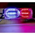 Bike/car -Styling 2X3 led Strobe Flash Warning Light. 