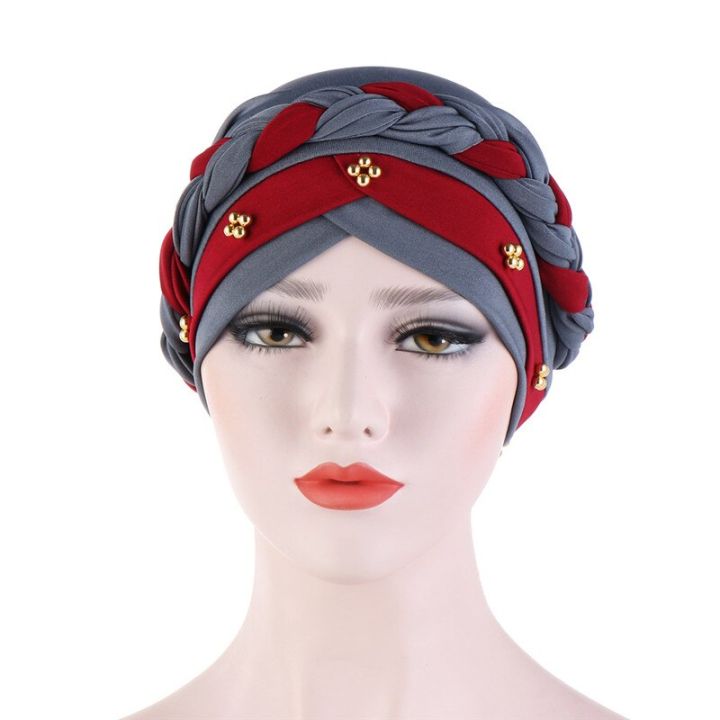 New%20Style%20Women%20Turban%20Hat%20Fashion%20Braid%20Knot%20Lady%20Head%20Scarf%20Hijab%20Muslim%20Inner%20Hijab%20for%20Women%20Hair%20Accessories%20Hair%20Loss%20-%20Image%204