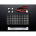 P10 RED LED Module 32×16 Pixel 320x160mm Brightness 5V Dot Matrix Screen Panel For Single Solor LED Display Indoor Outdoor Shopping Mall Scrolling Message LED Sign 16x32. 