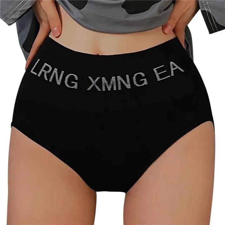 Women's%20Underwear%20Panties%20High%20Waist%20Briefs%20Solid%20Color%20Breathable%20Comfortable%20Underpants%20Seamless%20Lingerie%20Girls%20Fashion%20Briefs%20-%20Image%206