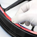 Wheel Stickers Reflective Decals for Motorcycle Rim Tape Strips -Gixxer Racing Red. 