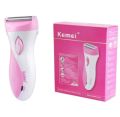 Kemei KM-3018 Waterproof Electric Lady Shaver Hair Women Bikini Underarm Body Lady Epilator Hair Removal Cordless Trimmer for Women. 