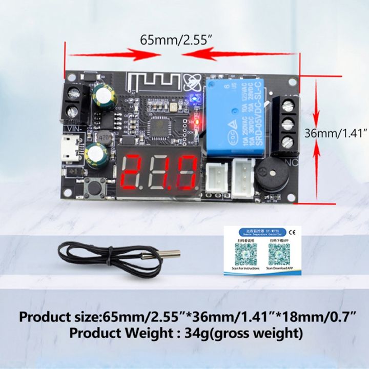 XY-WFTX%20Remote%20WIFI%20Thermostat%20Temperature%20Control%20Module%20NTC%2010K%200.5M%20Relay%20Switch%20Temperature%20Controller%20Module%20-%20Image%204