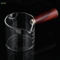 Espresso Glasses Coffee Measuring Cup Double Spouts Comfortable to Hold Multipurpose Mini Measuring.