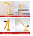 Chenli Hand Winch 1200/1800 Lbs with Cable Pulley Hook Holder Lever Block Hand Chain Manual Portable Chain Drop Winding, Two-Way Manual Winch with Self-Locking, Portable Traction Hoist with 20M/30M Cable. 