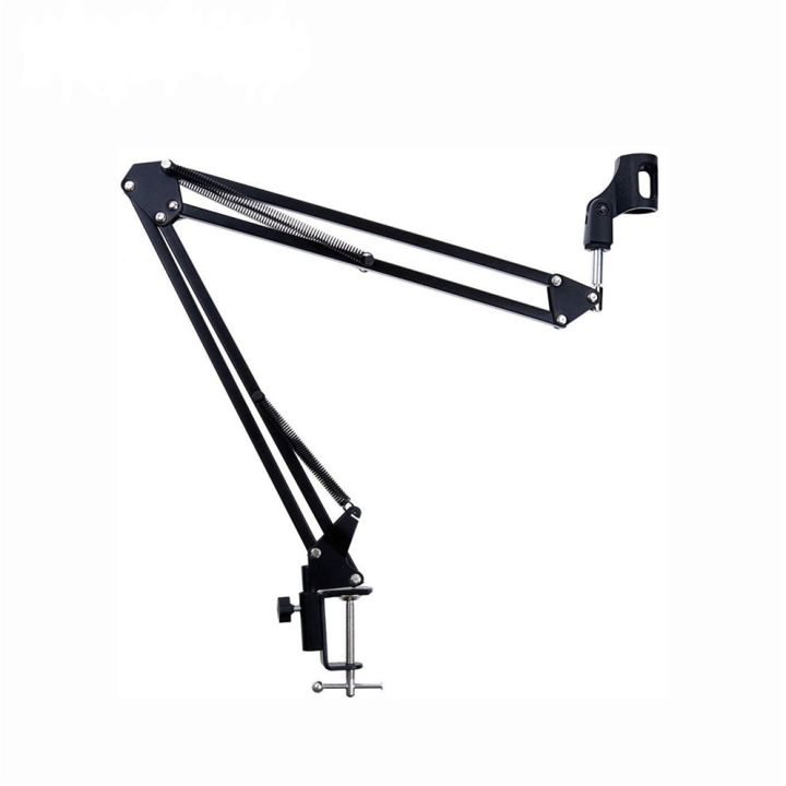 NB-37%20Microphone%20Stand%20Desk%20Adjustable%20Suspension%20Boom%20Scissor%20Arm%20Stand%20For%20Microphones%20With%20Mic%20Windscreen%20-%20Image%204