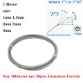1 Meter 1mm 1.2mm 1.5mm 2mm 3mm 4mm Diameter Steel PVC Coated Flexible Wire Rope Cable Transparent 304 Stainless Steel Clothesline 7*7 (can Uncut). 