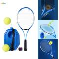 Tennis Trainer Ball Self Practice Practical Tool Single Player Solo Training Tennis Rebounder Set for Game Parks Kids Adult Beginners , Style E.