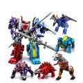 Kids Transforming Toy Robot Dinosaur Fit Tyrannosaurus Rex Shura King Model Boy Gift Educational Toys. 