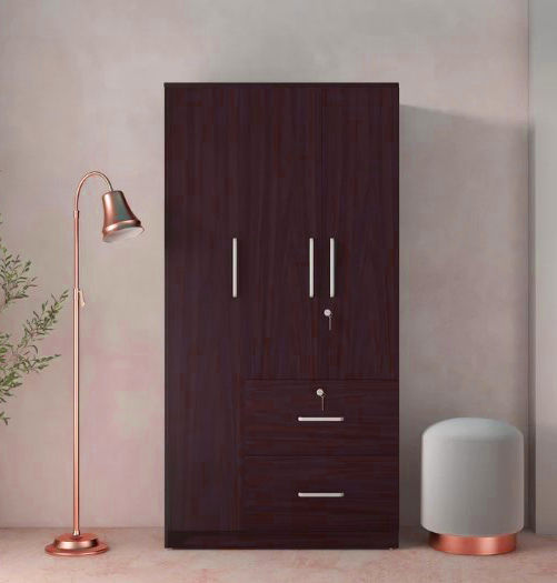 3 doors Partex MDF Laminated Board Compact Almirah with 2 drawer and clothes storage hanger shelf and cloths storage box shelve by Nice shop 3 Doors Wardrobes Almirah 72 36 Daraz .bd