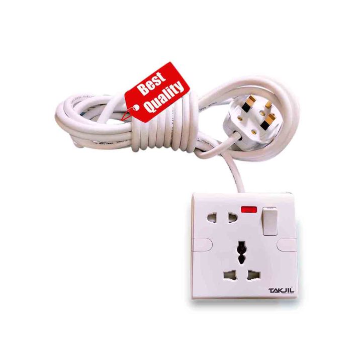 HIGH QUALITY MULTI PLUG WITH 10 FEET 40/76 CABLE (3 Core)