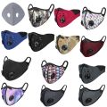 [COD] 2 in 1 Activated Carbon Mask Dust Proof Bicycle Masks Mountain Riding Bike With Air Valve anti-dust Riding Masks. 