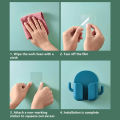 Wall Mounted Organizer Box Punch Free TV Remote Control Storage Mounted Phone Plug Wall Holder.