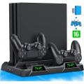 PS4 Stand Cooling Fan for PS4 Slim / PS4 Pro/Playstation 4, PS4 Pro Stand Vertical Stand Cooler with Dual Controller Charge Station & 16 Game Storage Good effect and easy to use. 