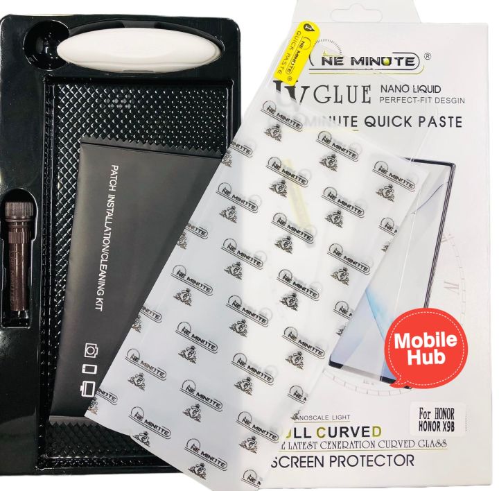 For%20Honor%20X9b%205G%20/%20Honor%20X9b%20(A+%20GRADE)%20Premium%20UV%20Tempered%20Glass%20Screen%20Protector%20Curved%20with%20Liquid%20Glue%20and%20UV%20Light%20-Transparent%20Clear%20-%20Image%202