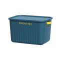 Storage household thickened large capacity plastic clothing sorting snack toy box, storage basket. 