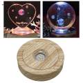 Rotating Display Stand with LED Lights with USB Cable Electric Turntable. 