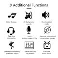 V8 Plus Live Sound Card for Streaming 15 Effects USB Audio Mixer for microphone Voice Changer Device DJ Karaoke Equipment with Adjustable Volume Support BT Connection. 