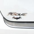 3D Metal Batman Car Sticker Logo for Bike Motor Car Silver Chrome Motor Emblem.