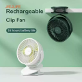 JISULIFE Portable Clip Fan Stroller Fans USB Rechargeable With 4000mAh Battery. 