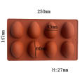 Dishwasher Safe Chocolate Mold Multiuse  Silicone Non-Stick Egg Silicone Mold 8-Cavity Food-Grade Easter Candy Mold for Home Baking Candy Decorating DIY Crafts Easter Celebration Gift Making. 