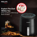 Havells Prolife Neo Air Fryer1500W| 4.5 L | Digital Air Fryer| 8 Pre-Sets| Aerocrisp Technology| 85% Less Oil Use| 60-Min Timer | Air-Fryer for Home Kitchen.