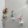 wall Mounted Showpiece Stand. Latest Butterfly Style Flower Holder Without Flower. Pvc Board Mini Rack.. 