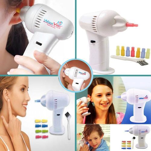 Portabler Electric Ear Cleaner Product Vacuum Ear Wax Earwax Removal Soft Safety Head Ear Care Tool Health Care For Adults Kids