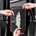 SL Car Tissue Holder PU Leather Backseat Tissue Case With Adjustable Strap Wipes Dispenser Interior Parts. 