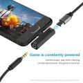 (NEW) C Type USB C to 3.5mm Audio Cable Earphone External Microphone Audio Jack Headphone Mic Adapter.