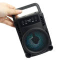 GREATNICE GTS-1360 Bluetooth, USB, TF Card Supported Wireless Speaker With FM Radio & Lighting Effects.