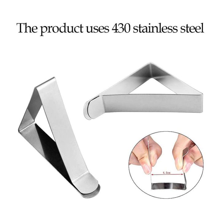 24%20Pcs%20Stainless%20Steel%20Tablecloth%20Clip,Non-%20Adjustable%20Table%20Cover%20Clamps%20Clip%20Table%20Cloth%20Holders%20for%20Party%20Picnic%20-%20Image%203