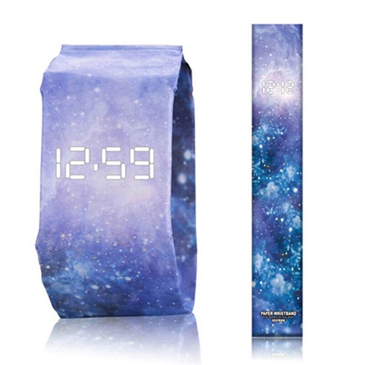 Fashion Creative Watches Men Paper Watches Men Led Digital Watch Paper Electronic Watches Men Watches reloj hombre relogio 2019